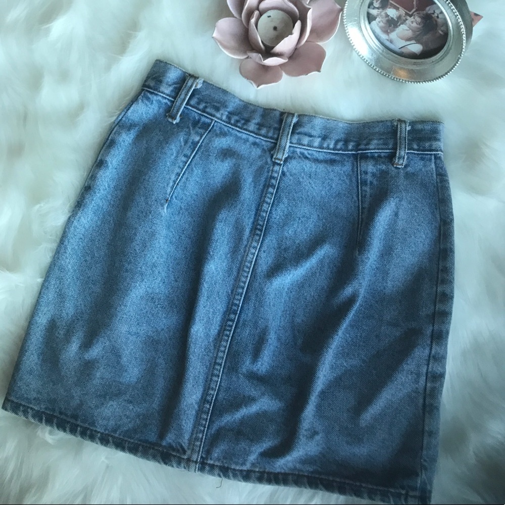 ๐ VINTAGE DENIM SKIRT SIZE 7 - Picture 5 of 7