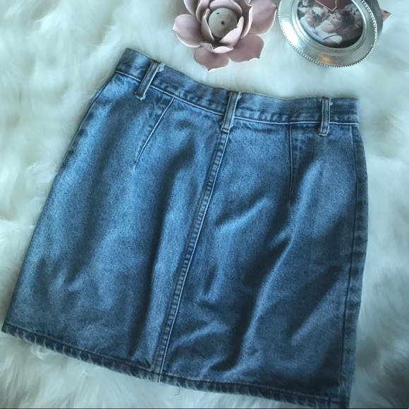🎉 VINTAGE DENIM SKIRT SIZE 7 - Picture 5 of 7