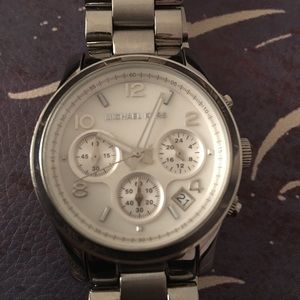Michael Kors Stainless Steel Runway Watch