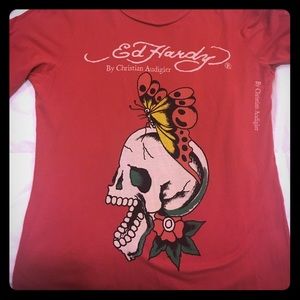 Ed Hardy Skull Longsleeve Shirt