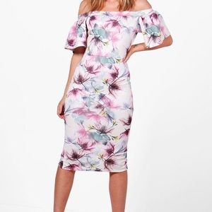 Boohoo midi dress