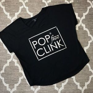 NWT Lane Bryant Pop Fizz Clink Tee