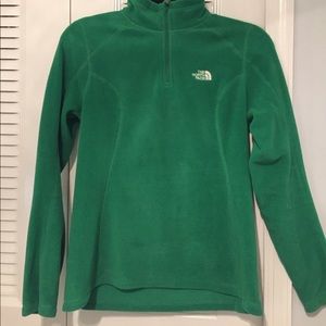 North Face 1/4 zip fleece pullover