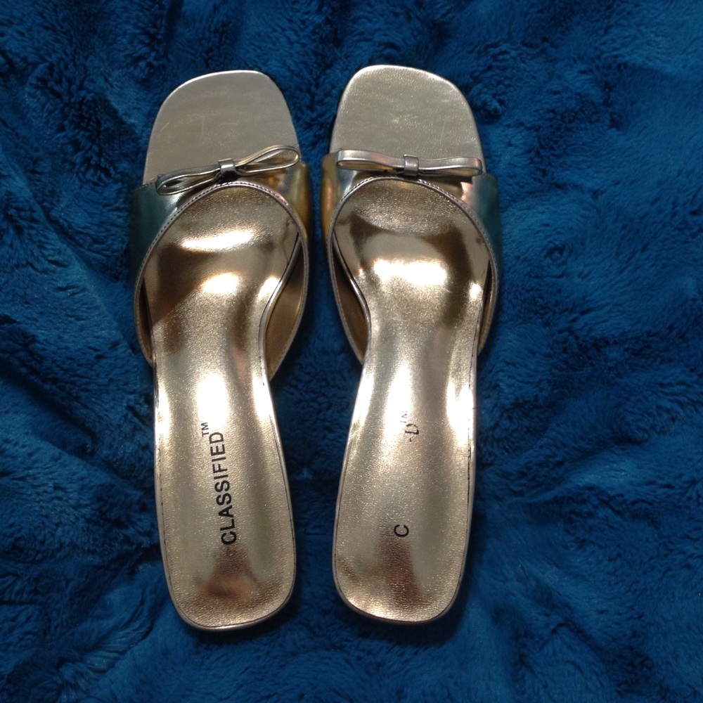 Gold sandals