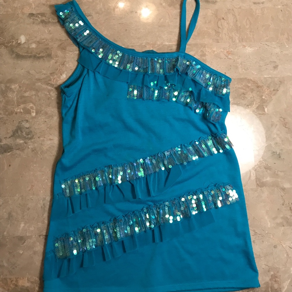 Girls' One Shoulder Shirt
