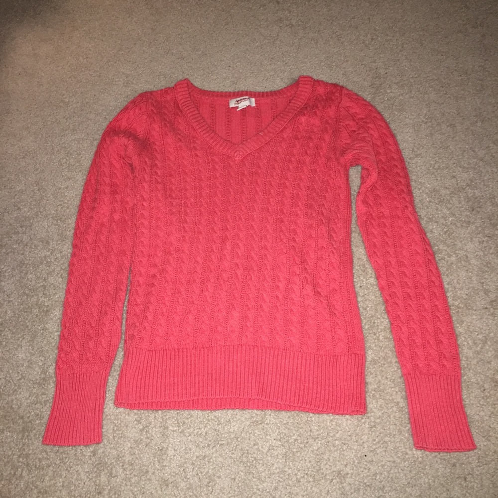 Thick knitted red sweater by Arizona Jean Company