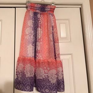 Justice maxi skirt