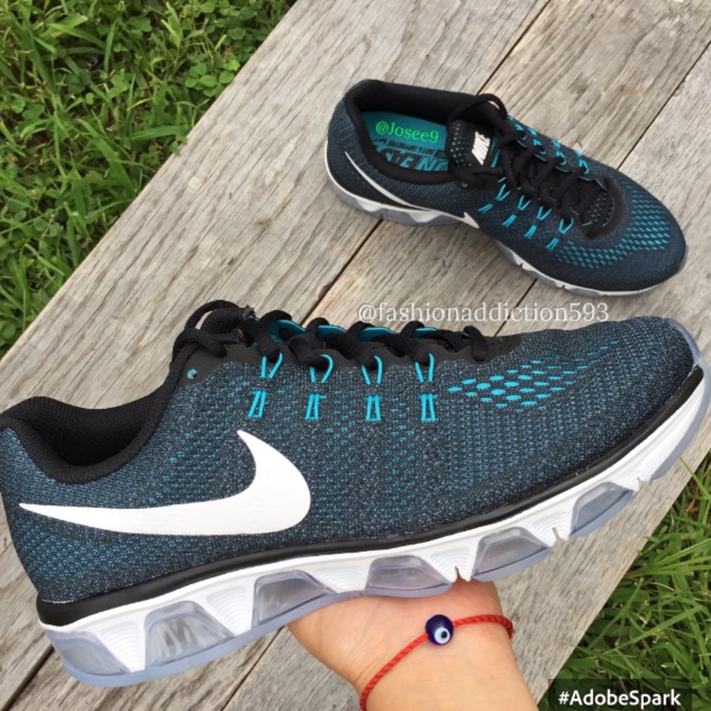 Nike Air Max tailwind 8 men's black white sneakers - Picture 2 of 4