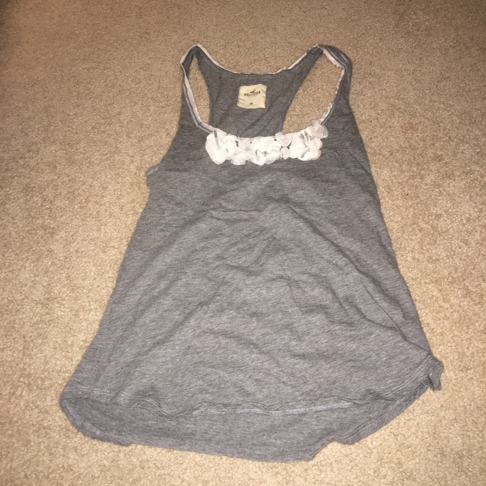 Racer back tan top by Hollister