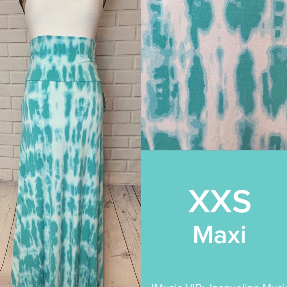 LuLaRoe XXS Maxi ❤️tie dye❤️