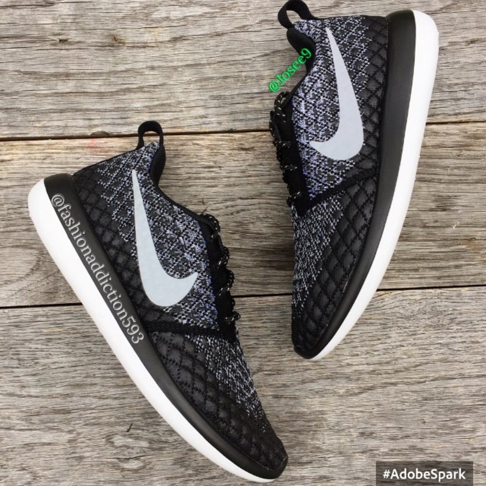 Nike Roshe two flyknit 365 women's black white - Picture 4 of 4