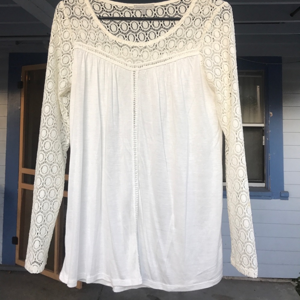 Long sleeve white shirt