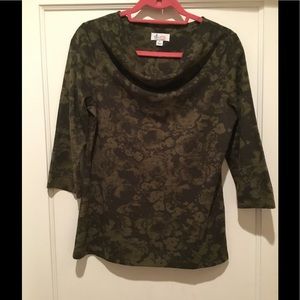 Denim + Company Floral Sweater