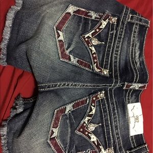 Texas Star Miss Me shorts