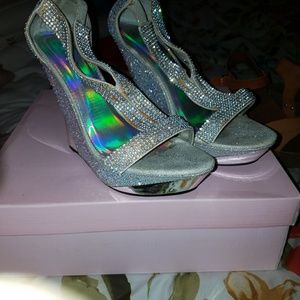 Silver and gem formal. Worn 2x