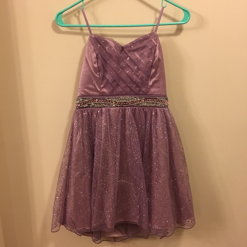 Purple homecoming dress