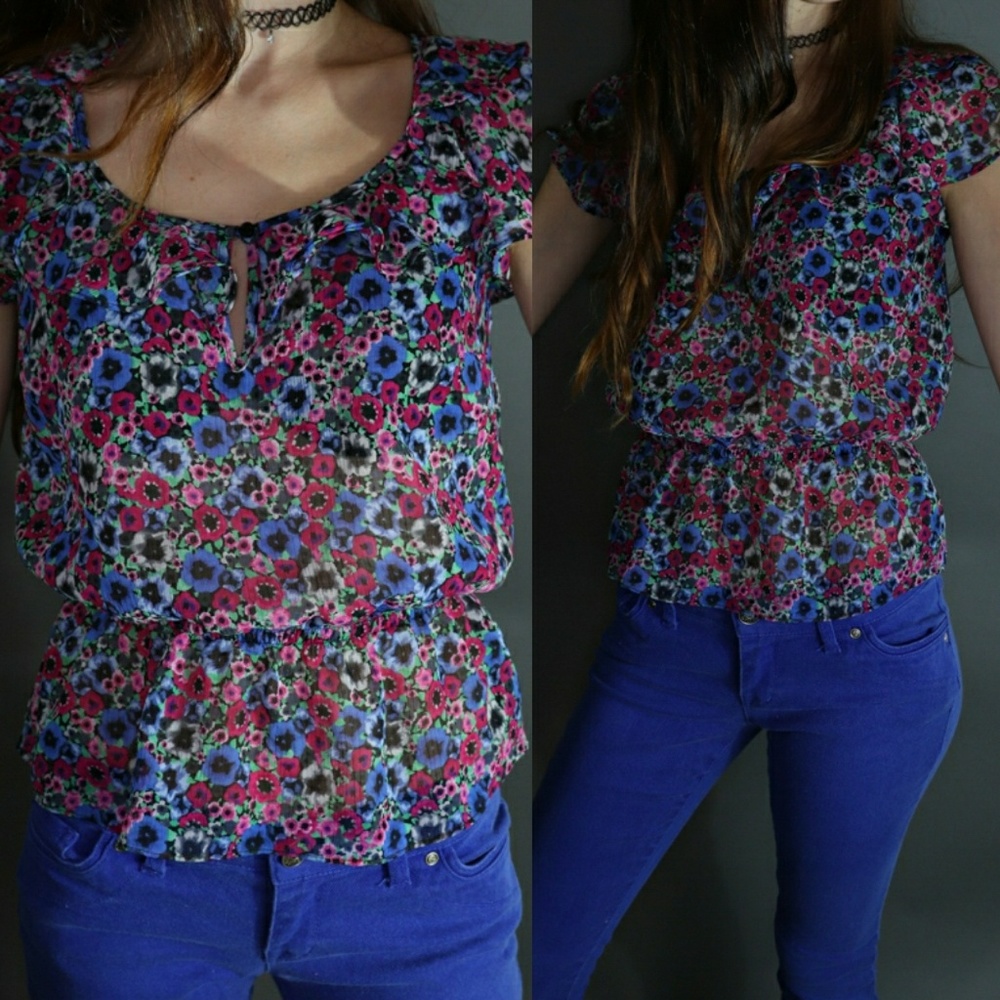 Cute Floral Blouse