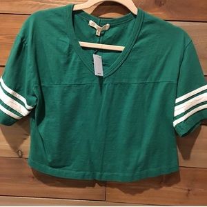 UO green crop Tee NEW WITH TAGS