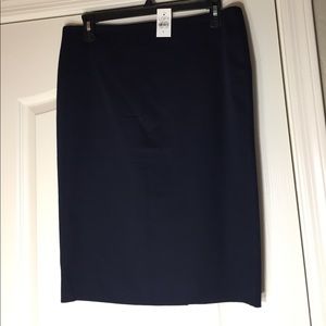 Ann Taylor Loft Pencil Skirt in Navy