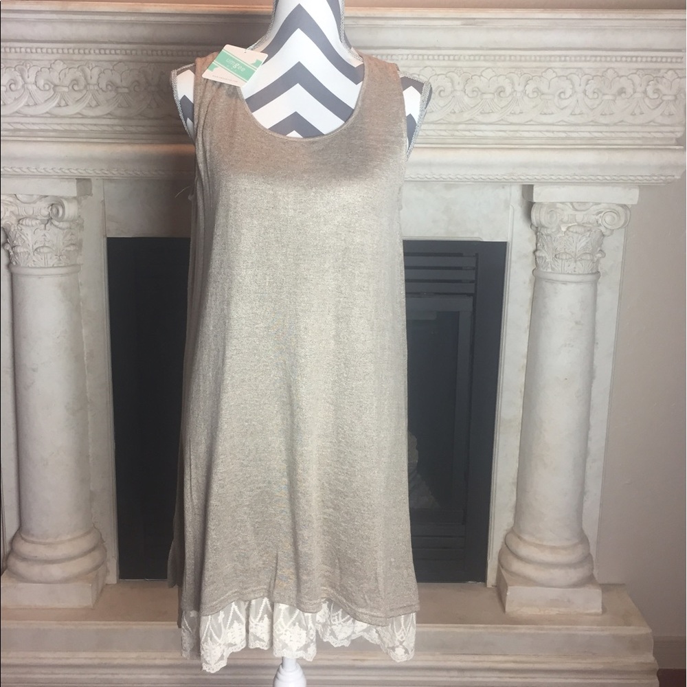 Umgee lace detail dress
