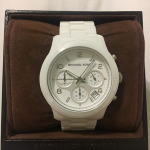 Michael Kors White Ceramic Watch