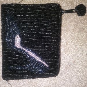 Beaded Coin Purse Card Holder
