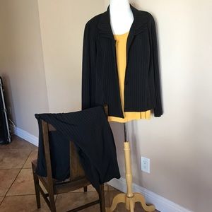 Women's Pinstripe Pants and Coat
