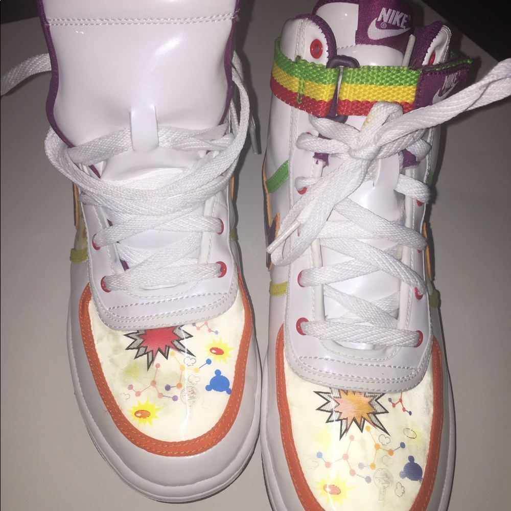 Nike vandal high (gs) white/grape-orng blaze-atm