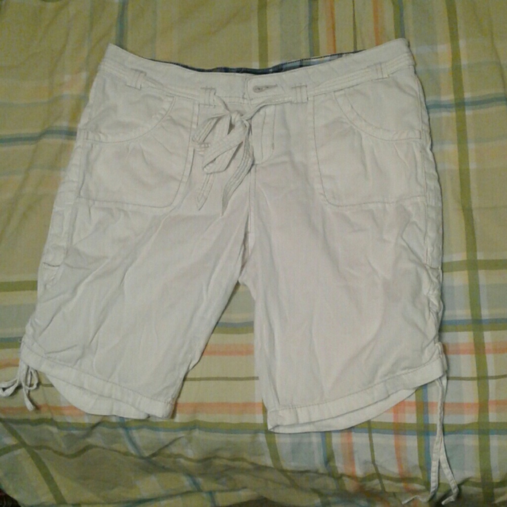 Long White Shorts