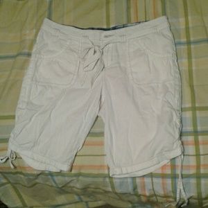 Long White Shorts