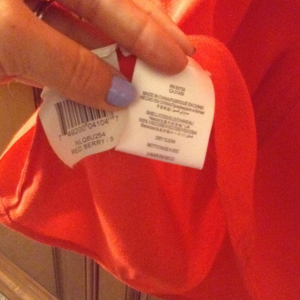 💃🏽BCBGMAXAZRIA Berry Red dress size S💃🏽 - Picture 6 of 9