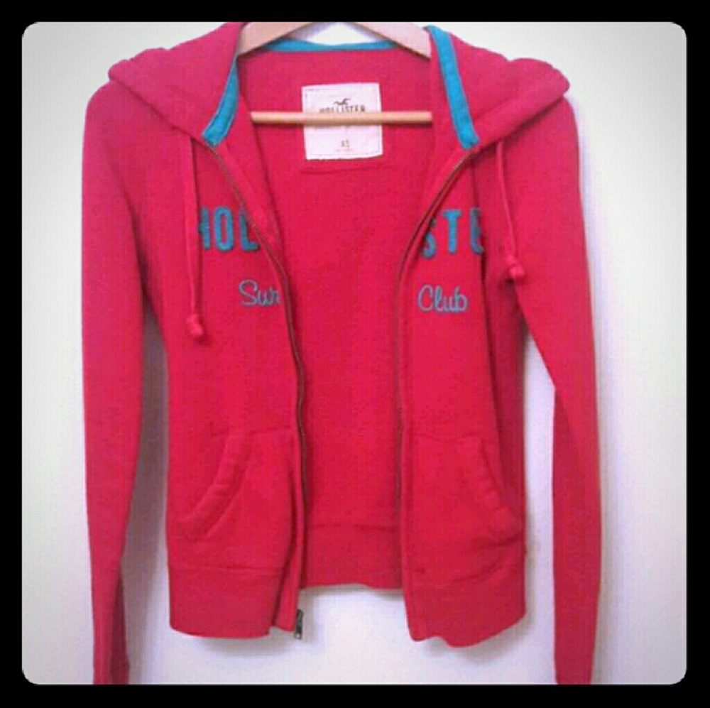 Red Hollister hoodie