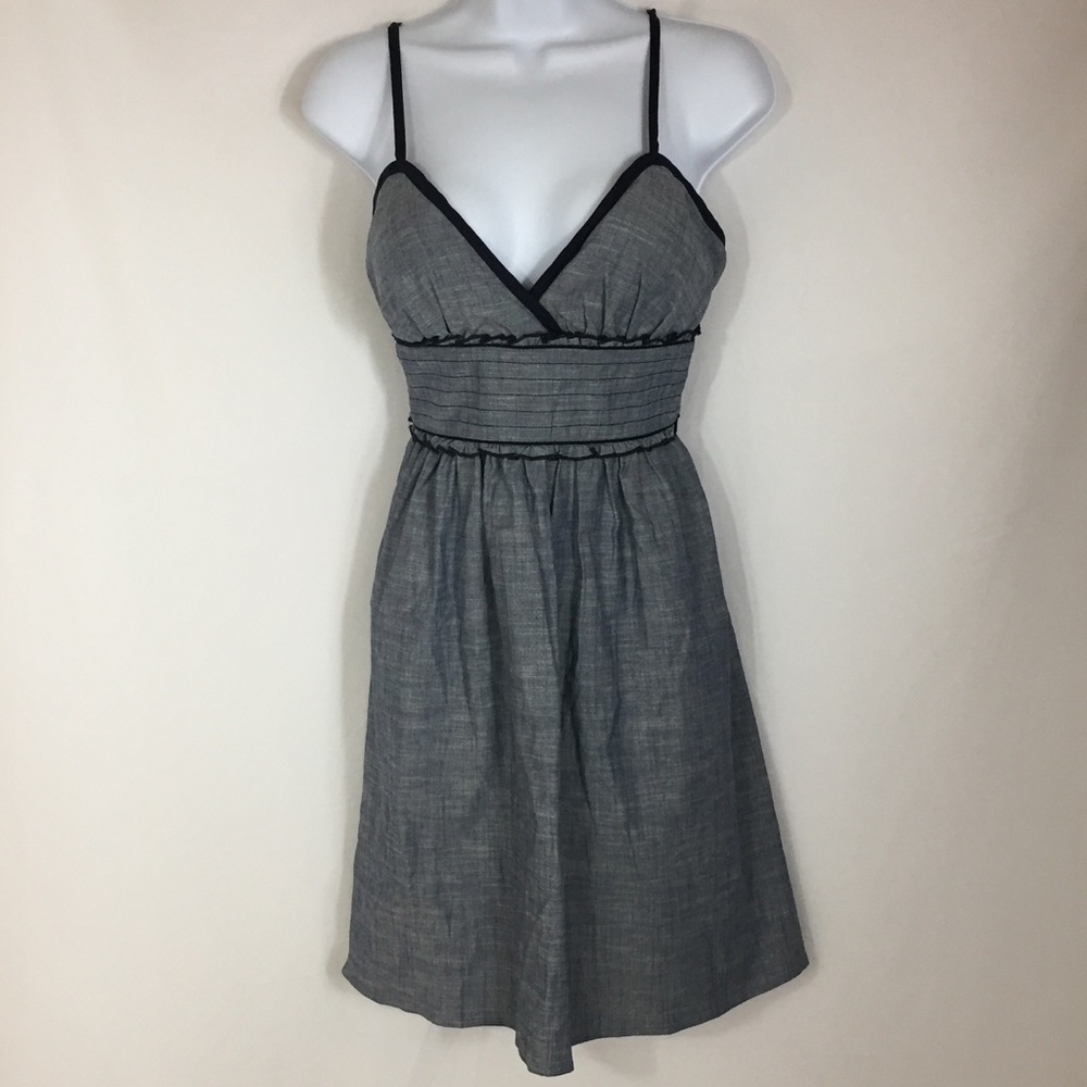My Michelle Denim Sleeveless Dress Size 7 NWT - Picture 1 of 8