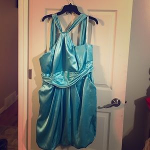 18 W light Blue dress