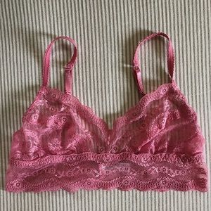Pink Lacey Bralette