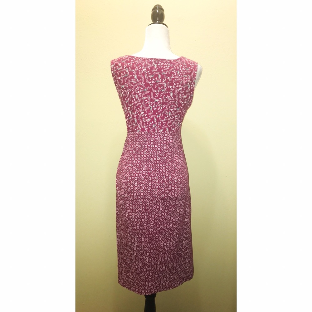 EDDIE BAUER Outdoor Large Faux Wrap Dress Pink - Picture 4 of 4