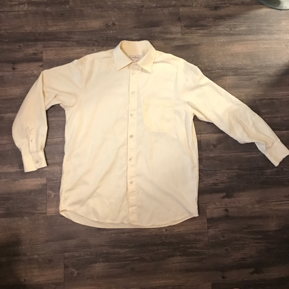 Ermenegildo Zegna Yellow button down shirt