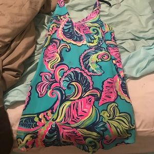 Blue and pink Lilly dress