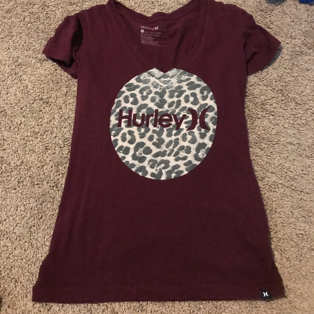 Burgundy Hurley top