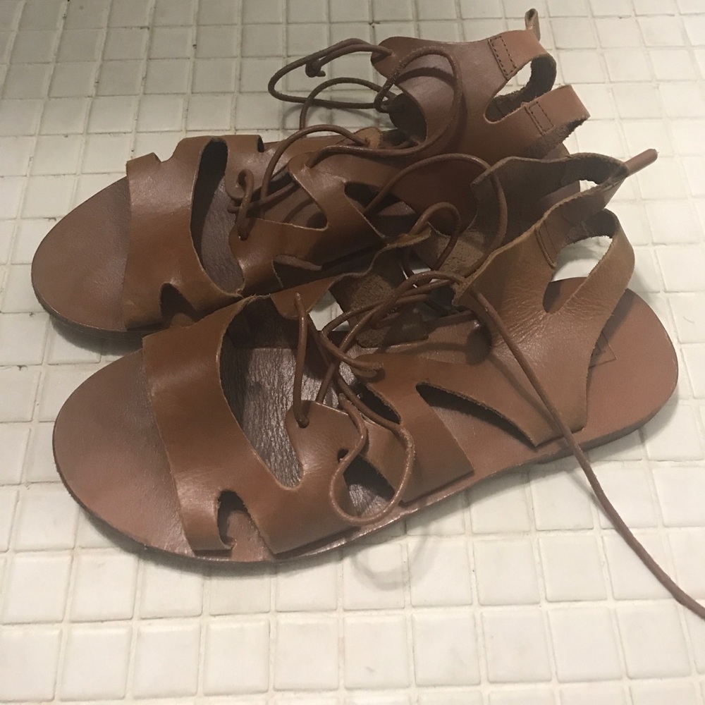 100% Real Leather Sandals