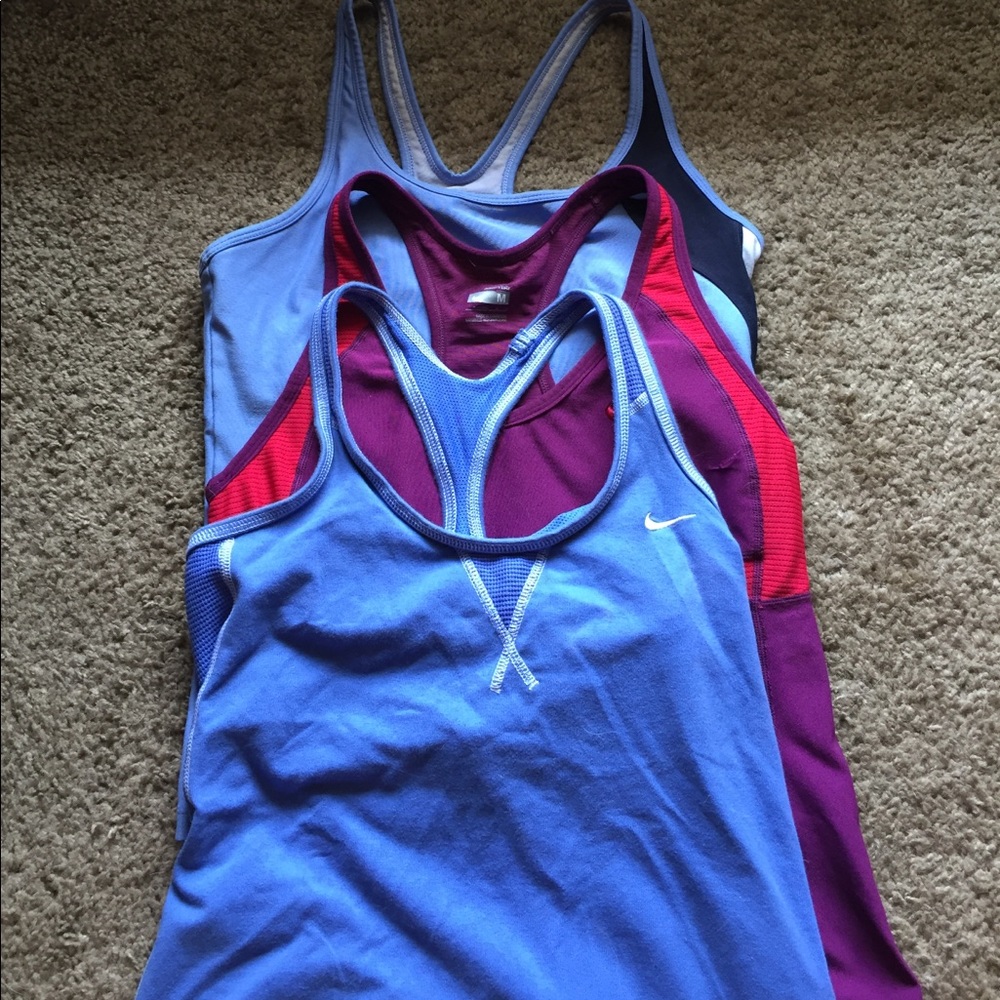 Nike workout tops.
