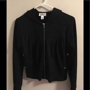 Ann Taylor loft zip up with hood