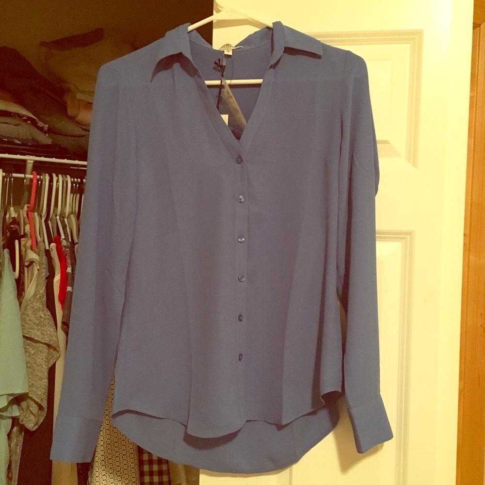 Express slim fit collard shirt