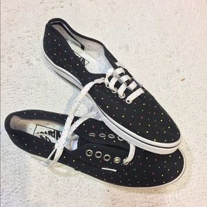 Vans.  Size 9   Polka dot Vans
