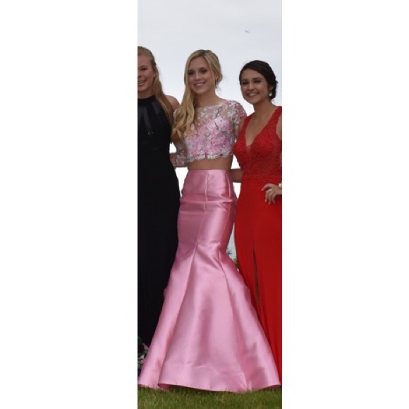 Mori Lee Two Piece Prom Dress - Picture 4 of 8