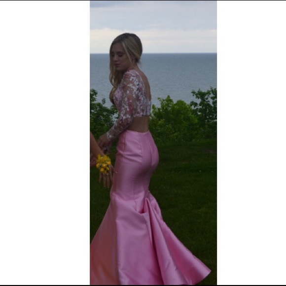 Mori Lee Two Piece Prom Dress - Picture 5 of 8