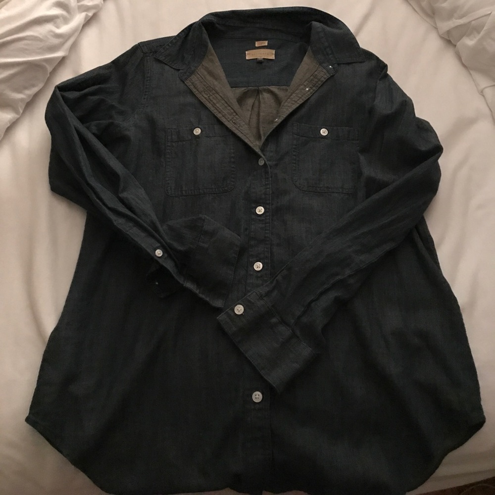 Loft Dark Chambray Shirt