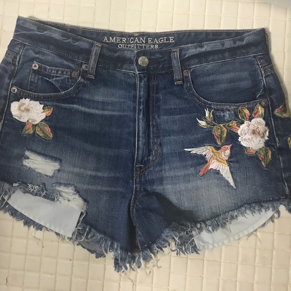 Embroidered Shorts