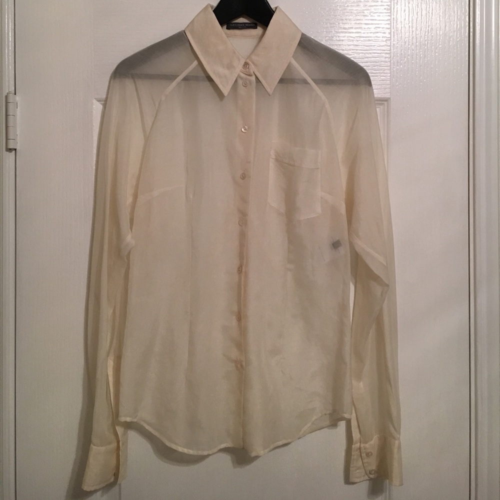 NWOT Alexander McQueen Silk Blouse