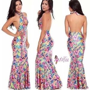 Floral maxi dress
